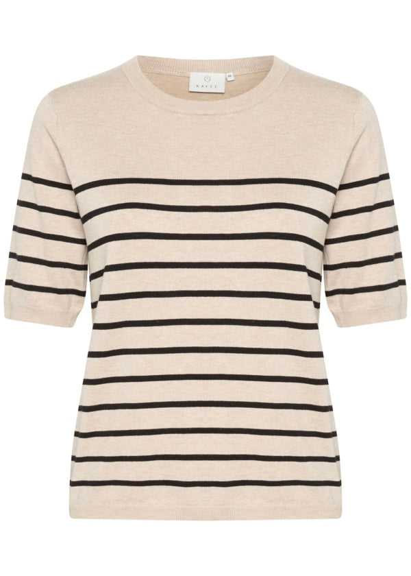 Blusa Lizza, sand/svørt