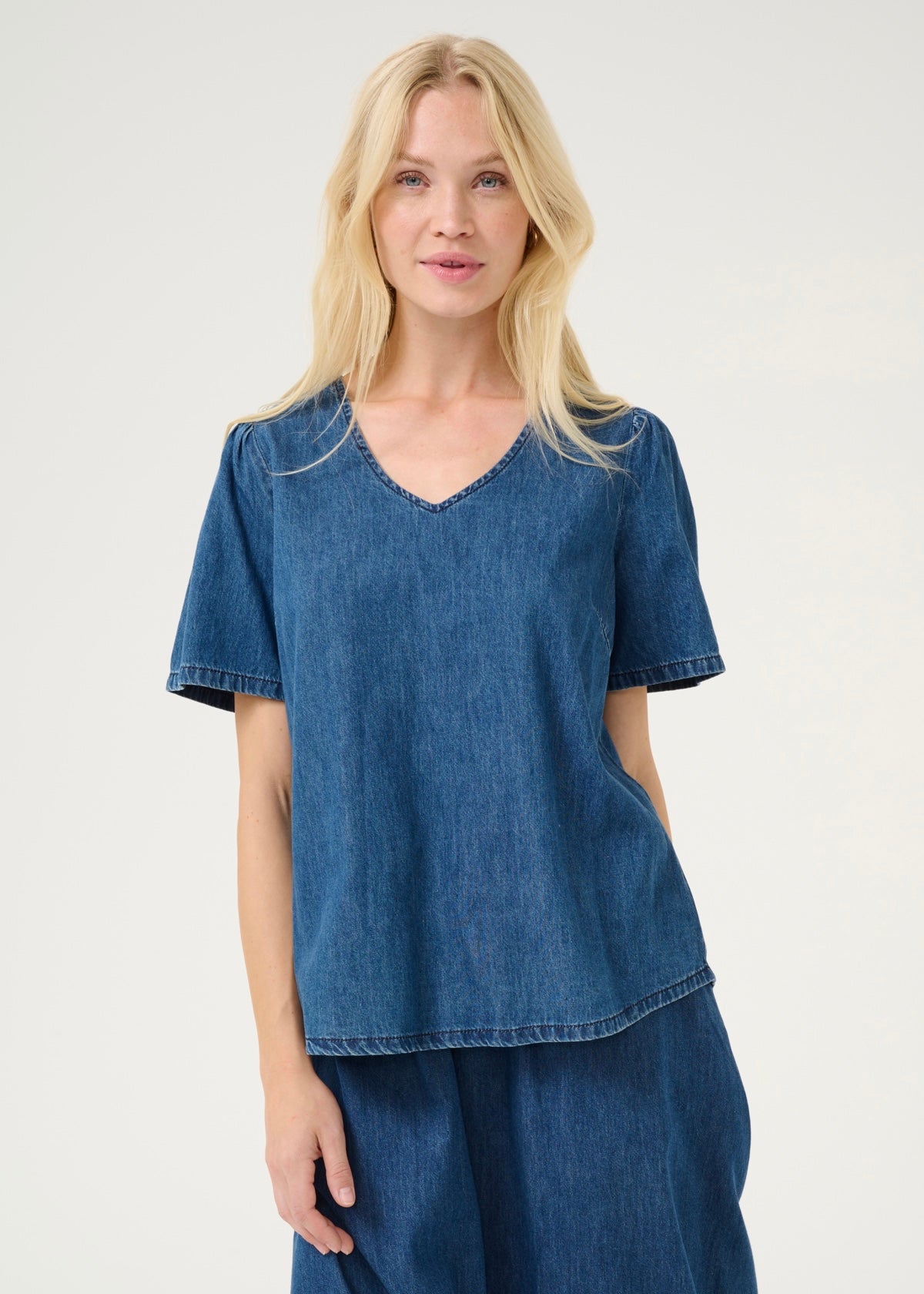 Blusa Livia Arpa v/stuttum ermum