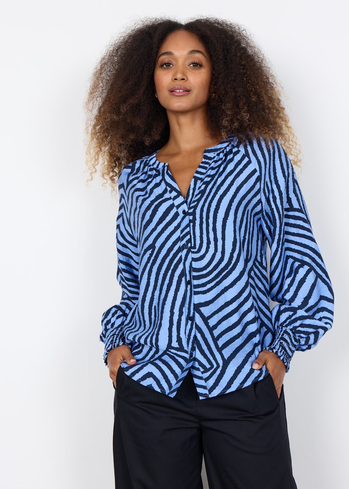 Blusa Becca 1, blá