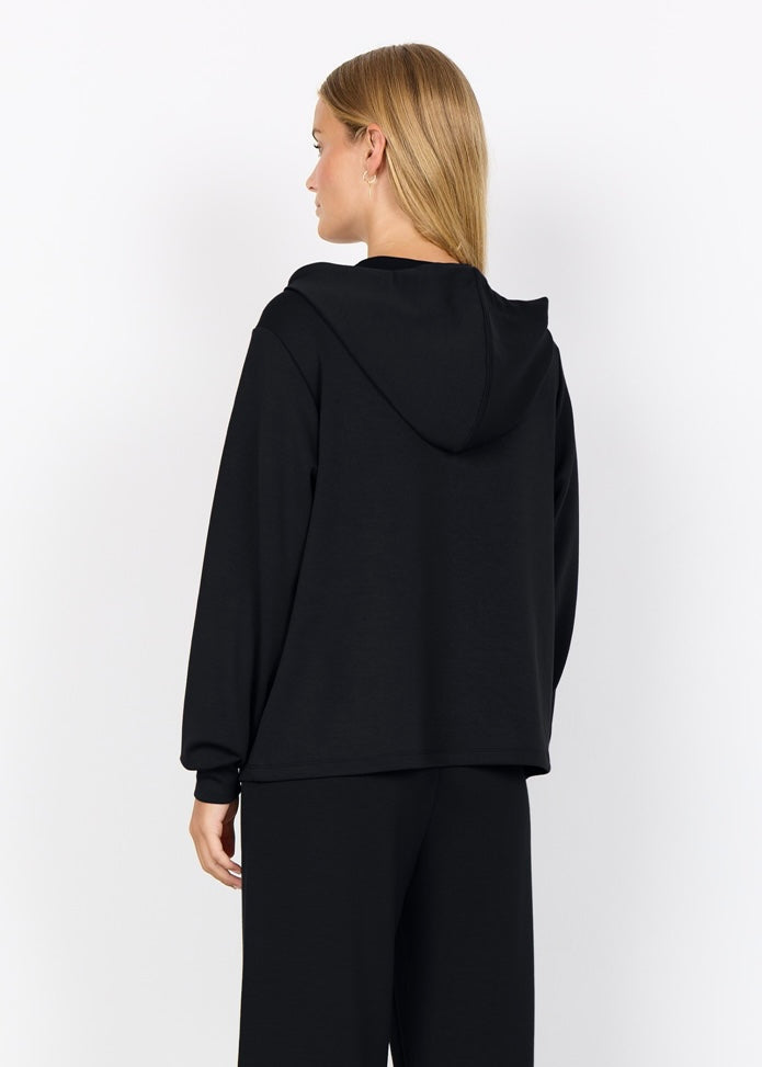 Blusa Banu 263 v/hettu, svørt