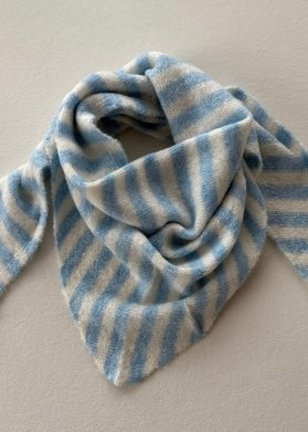 Turruklæð 2632, blátt/hvítt