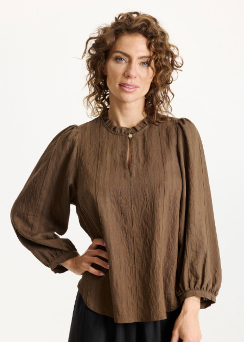 Blusa Marlene, brún