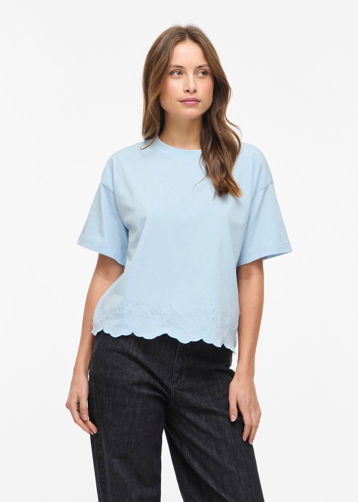 T-shirt Vinorani, blá