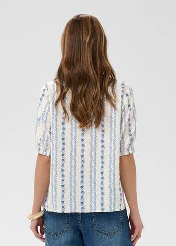 Blusa Hollie, blá