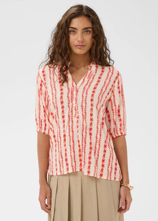 Blusa Hollie, koral