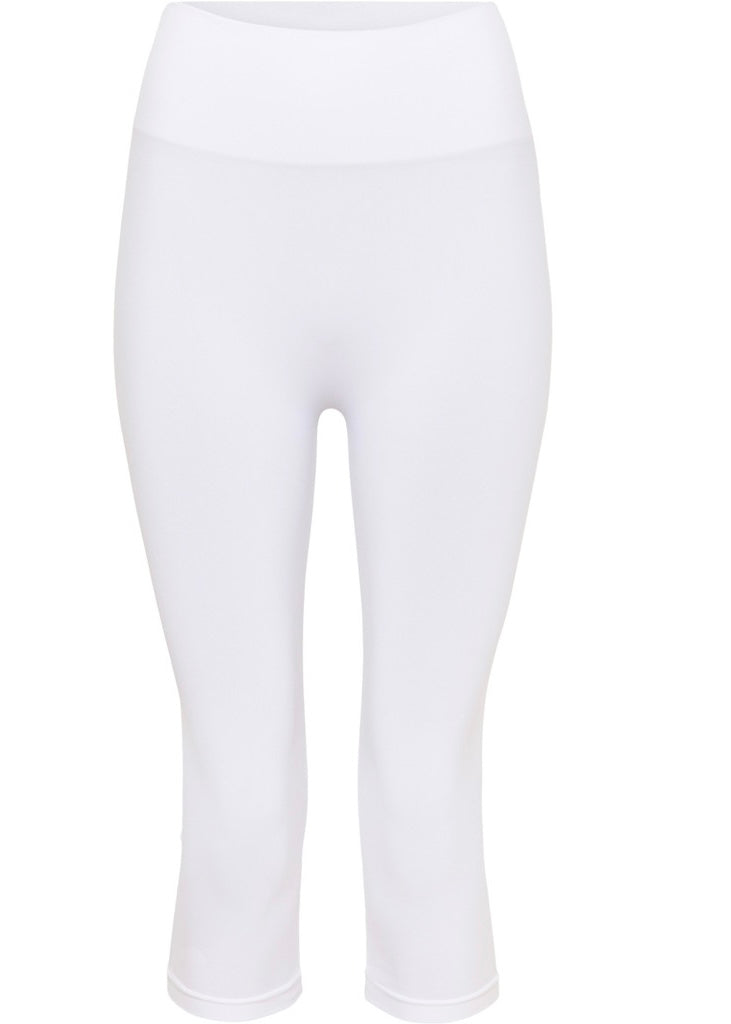 Leggings Saga capri 3/4, hvítir