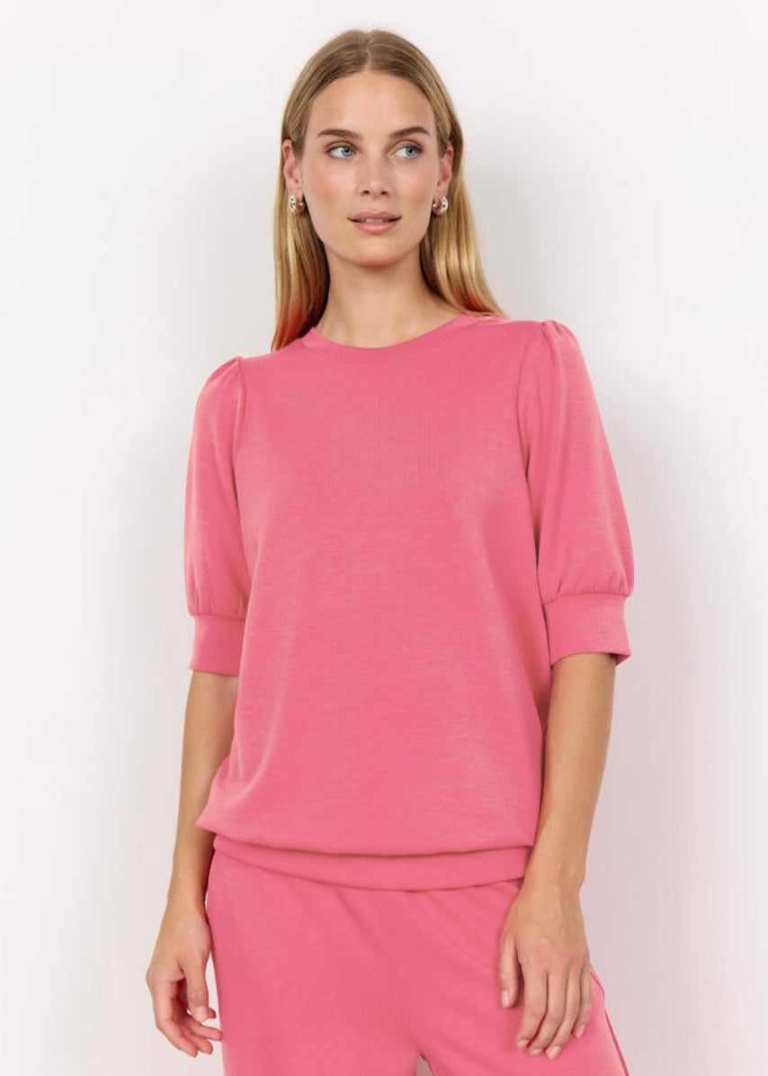 Blusa Banu 83, myrkt rosa
