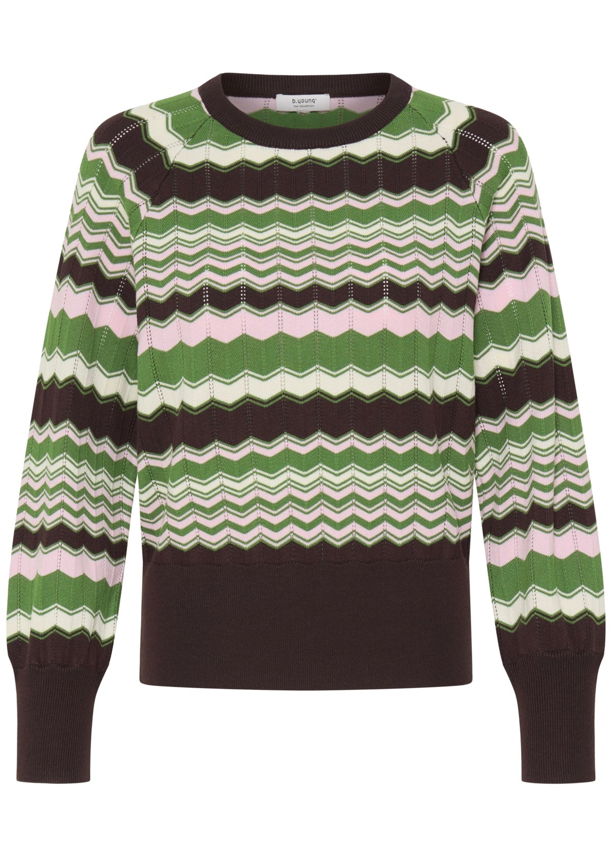 Blusa Morla Pointelle, mynstrut