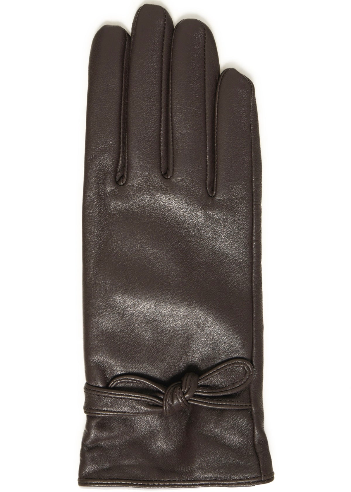 Handskar Vante Bow, brúnir