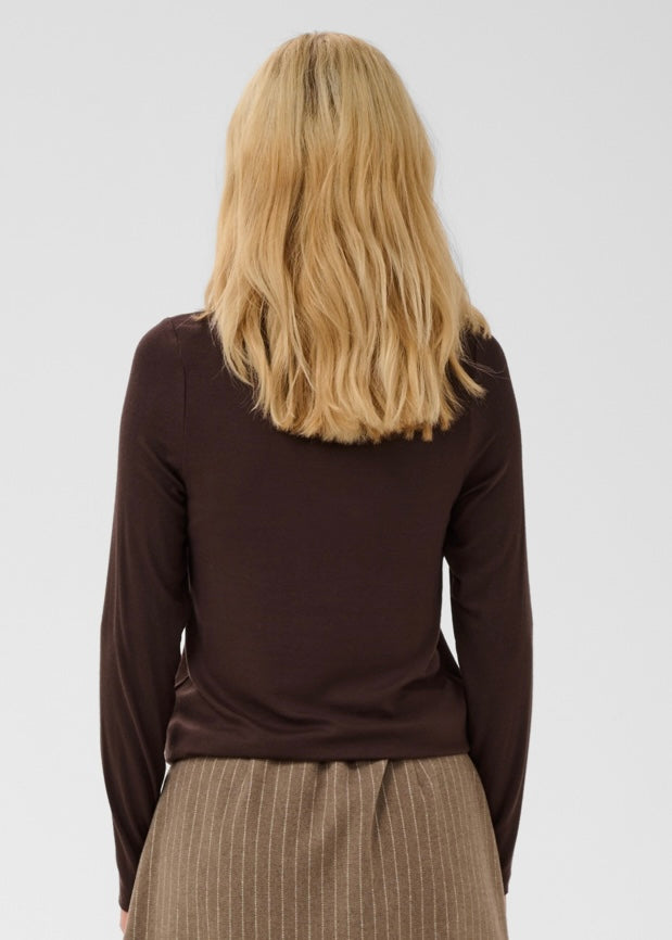 Blusa Nia Julieth, brún