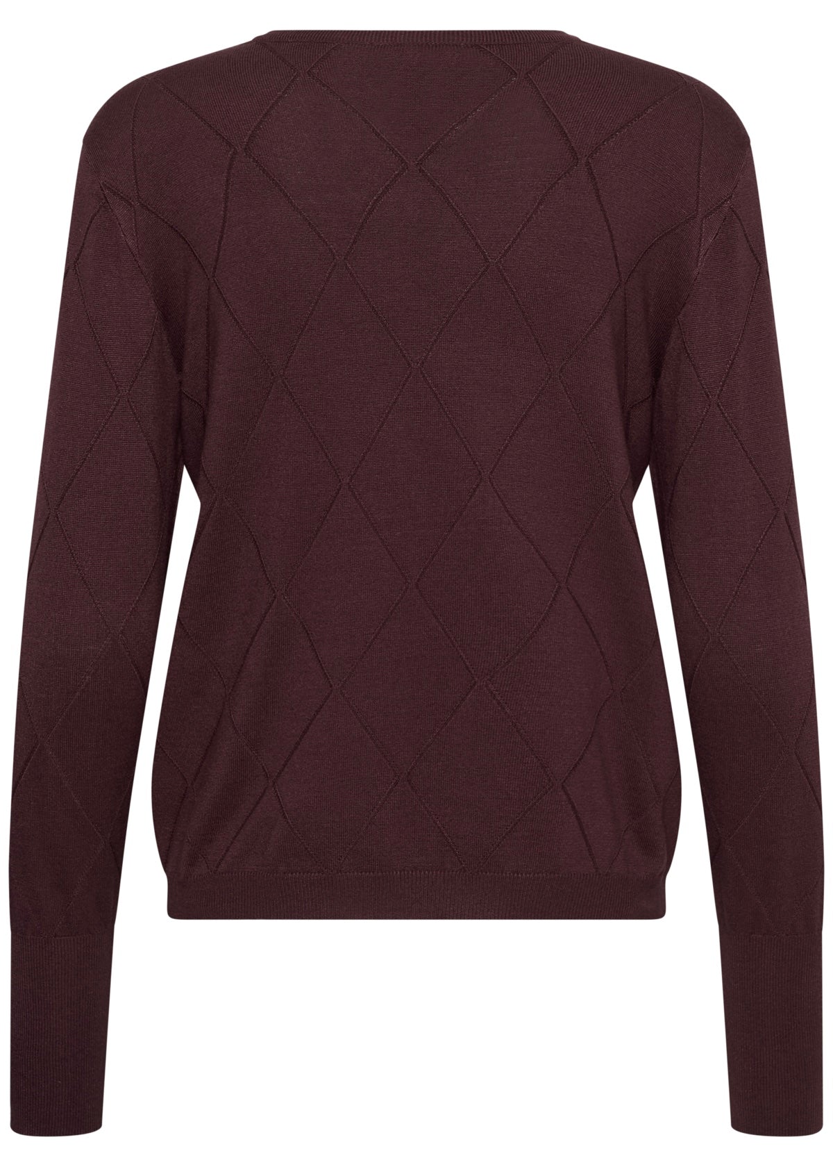 Blusa Lizza Argyle, myrkareyð