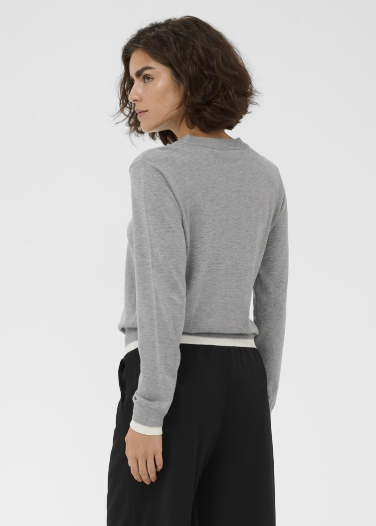 Blusa Lizza,grá