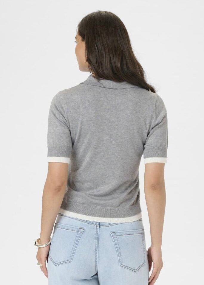 Blusa Lizza, grá polo
