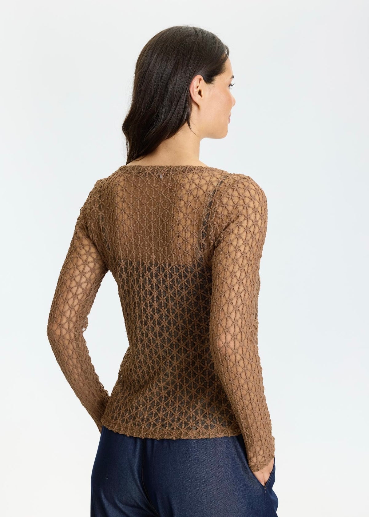 Blusa Jill, brún