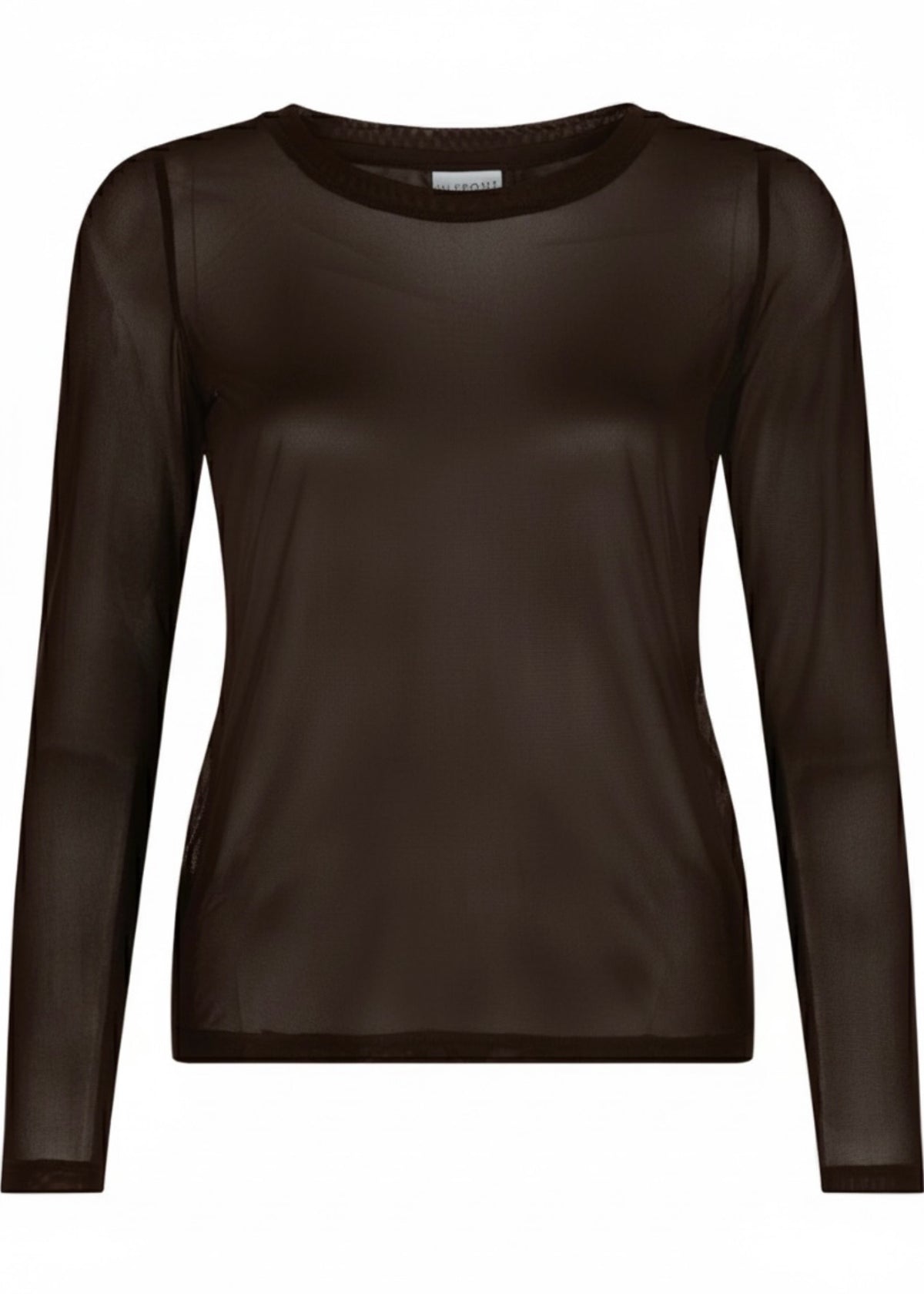 Blusa Gro, mesh brún