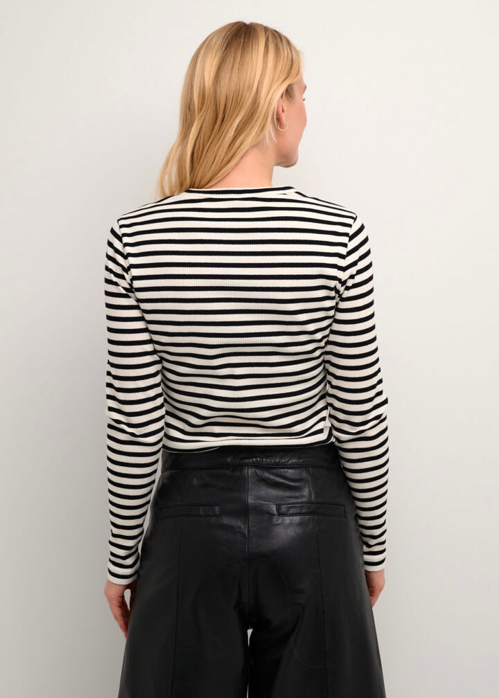 Blusa Dolly, svørt/hvít