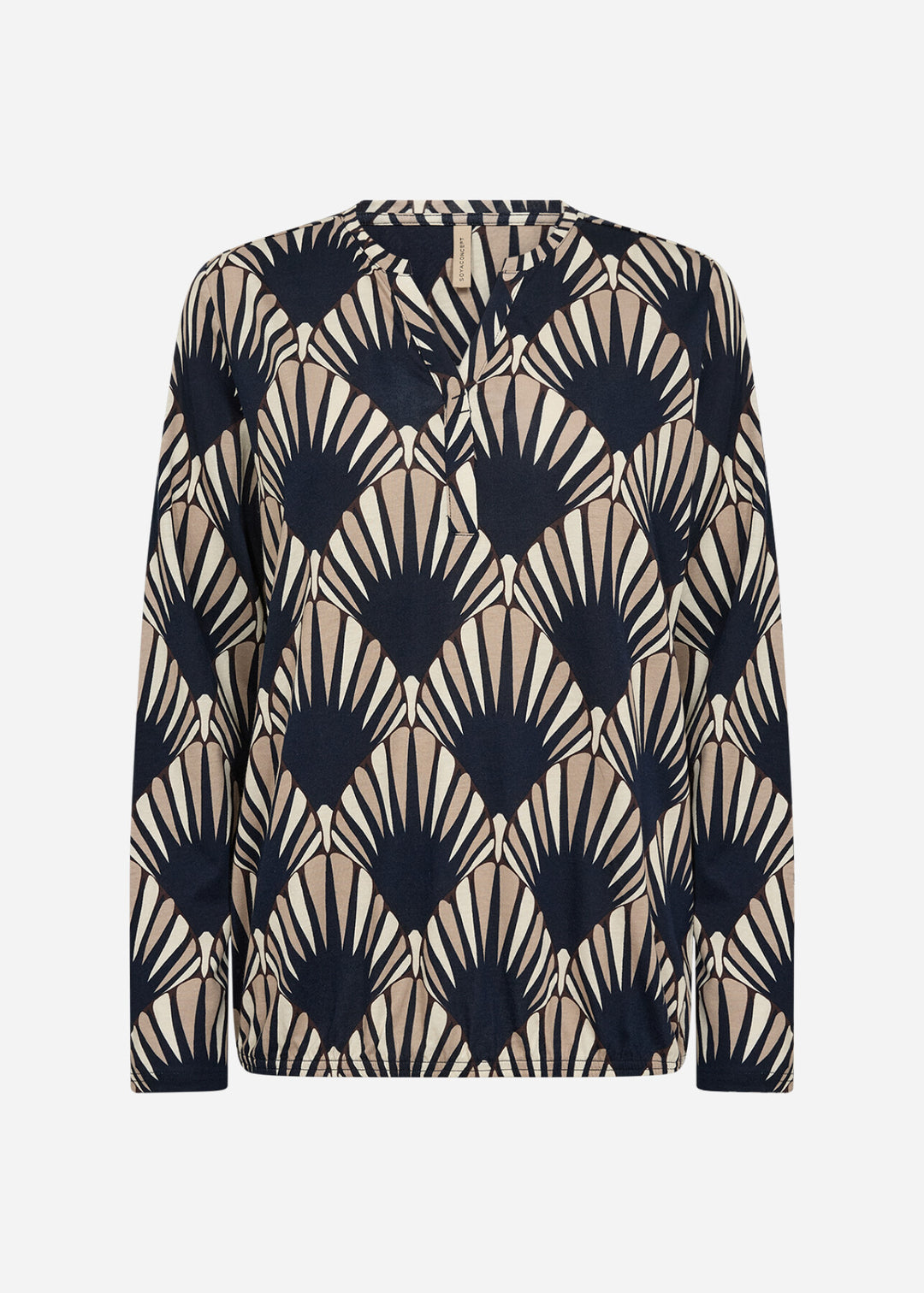 Blusa Felicity 556, blá langar ermar
